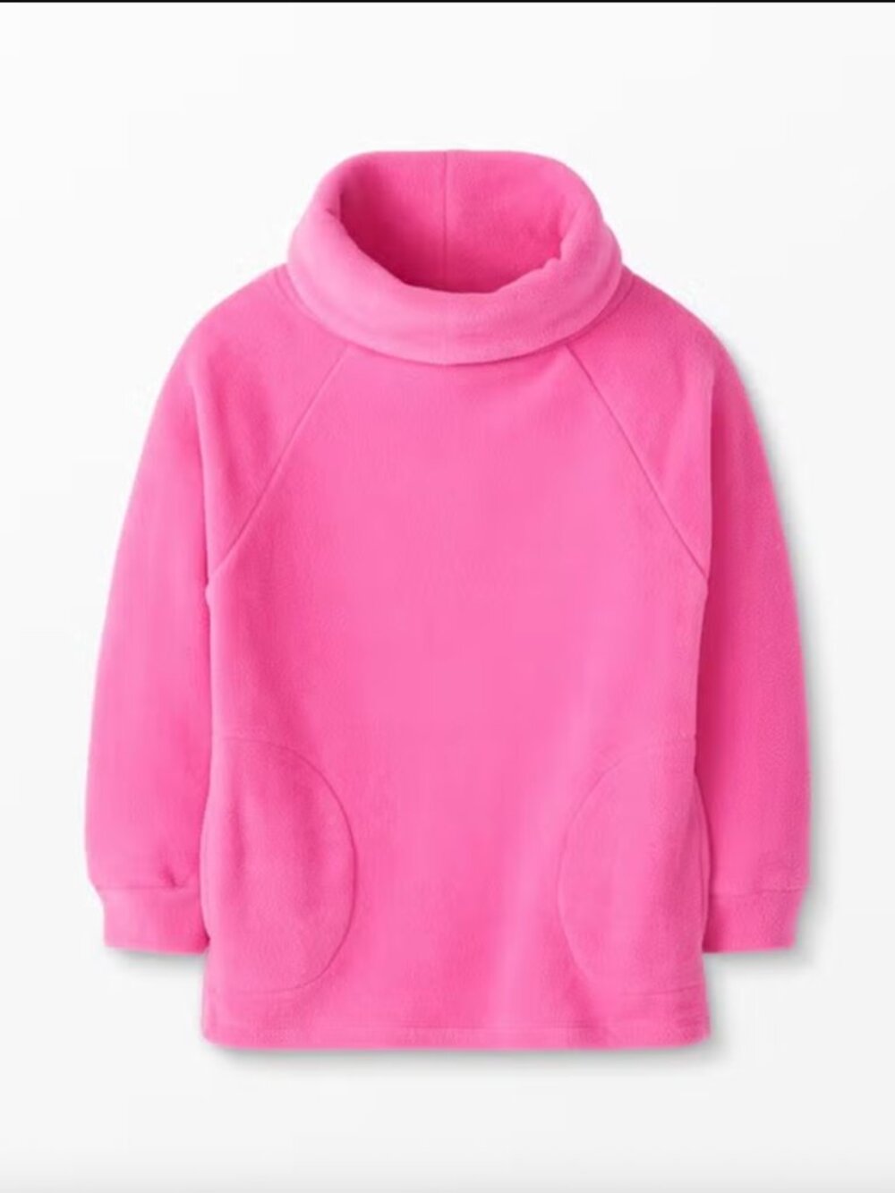 Hanna Andersson Microfleece Tunic Turtleneck (Fiji Flower Pink) - Size 3T 90